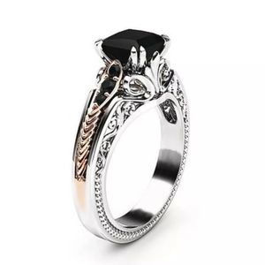 Black sapphire ring
